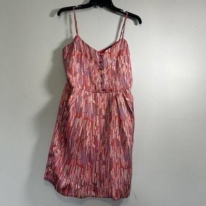 KITTY‎ Midi Dress In Multicolor Size Medium With Pockets